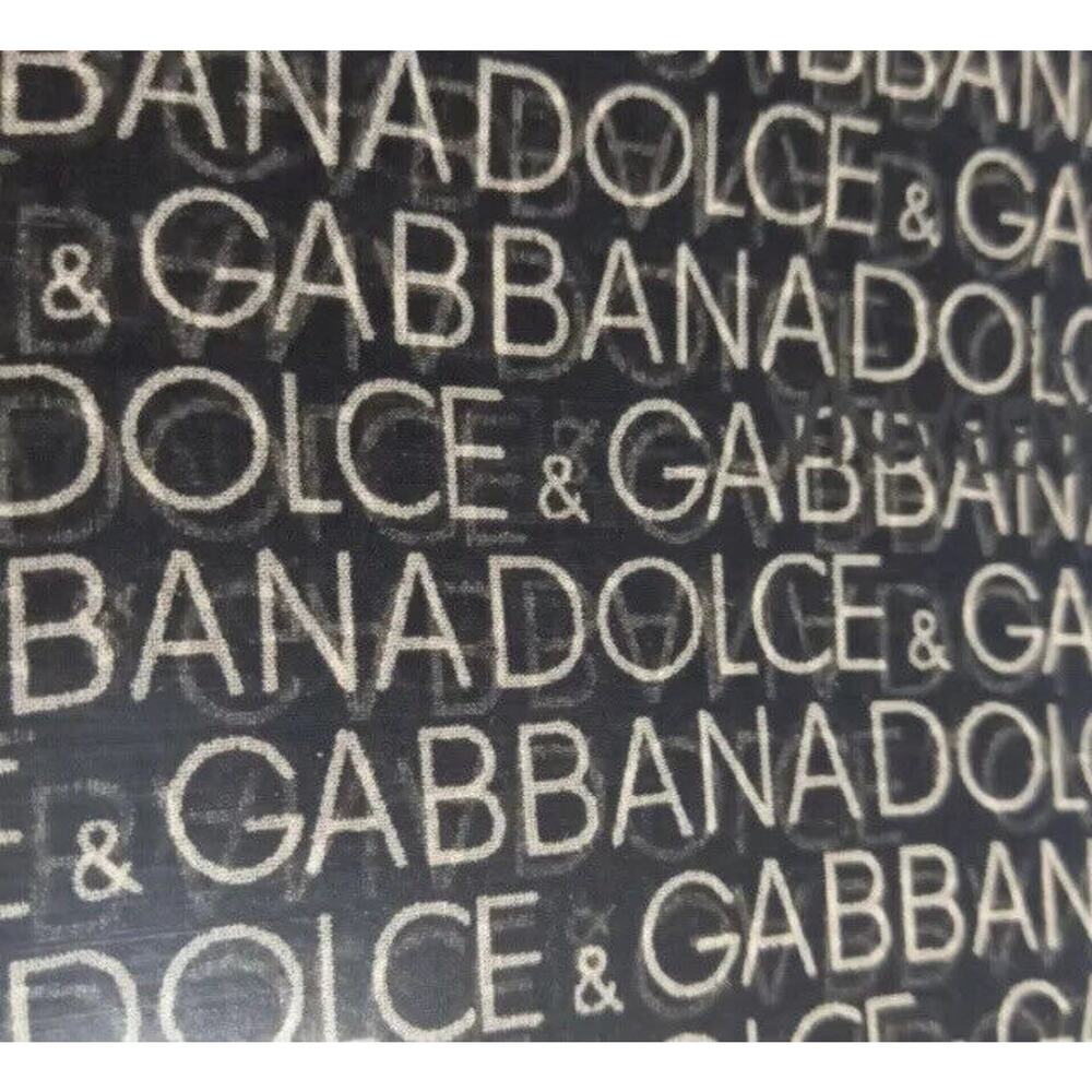 Dolce & Gabbana Signature Logo Silk Monogram Neck Hair Handbag Scarf  NWT - Picture 9 of 12